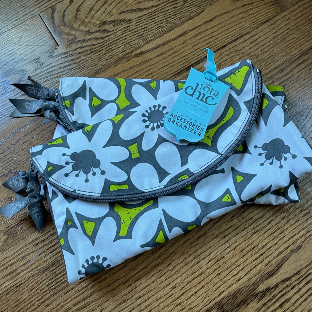 Floral Cosmetic Bag Bundle Set of 2